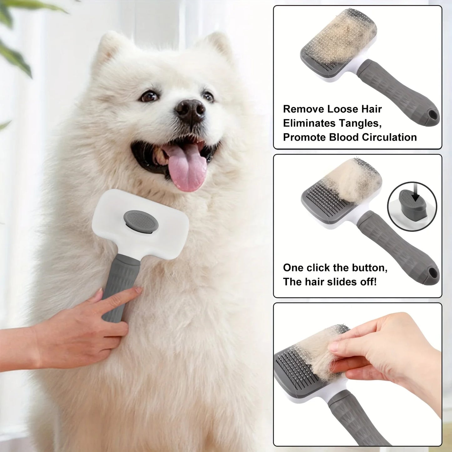 Self-cleaning Pet Hair Remove